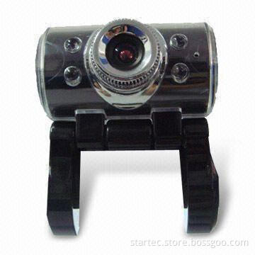 CMOS PC Camera with Clip for LCD Monitor/Notebook, Supports Plug-and-play Function